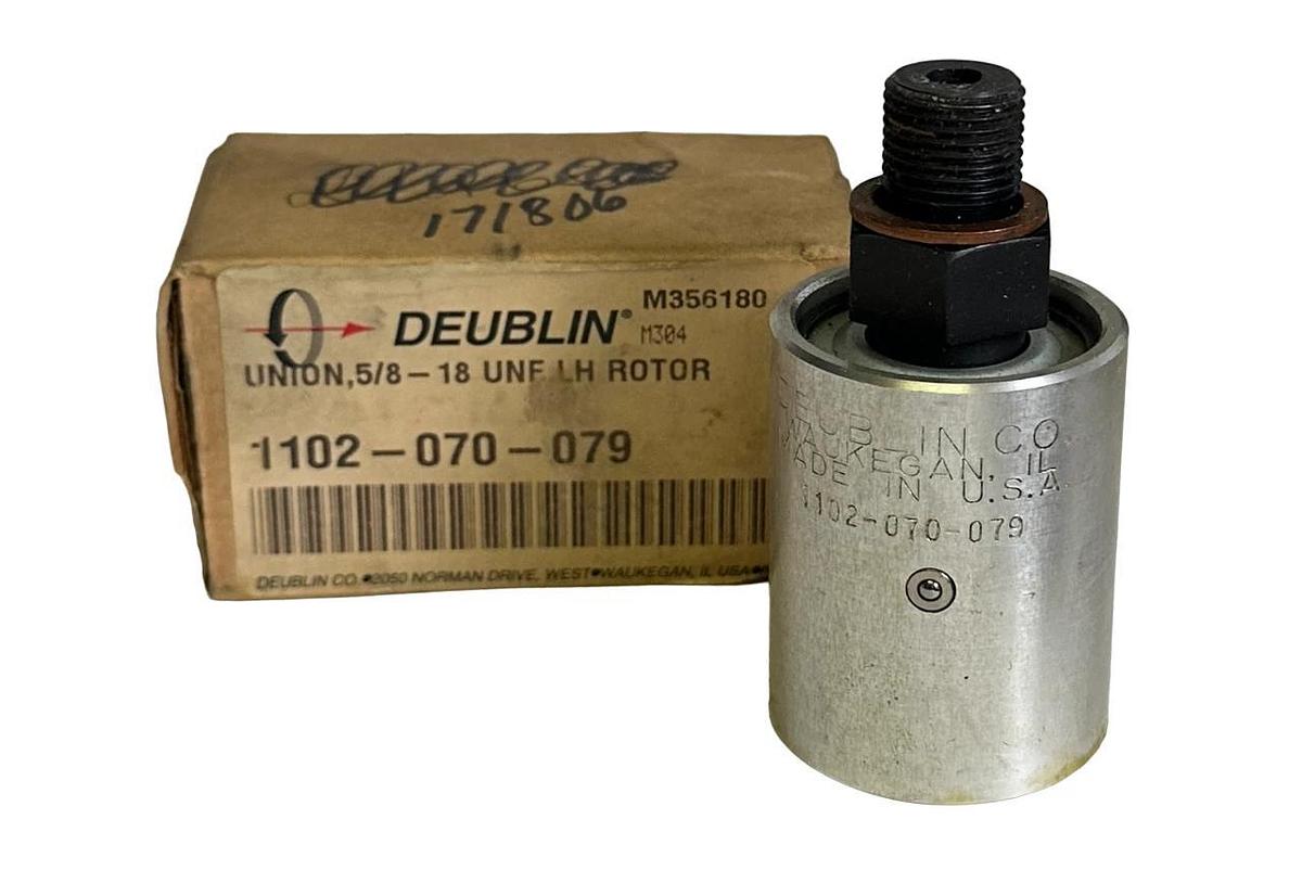 NEW DEUBLIN 1102-070-079 / 1102070079 ROTARY UNION 5-8/18'' UNF LH ROTOR M356180