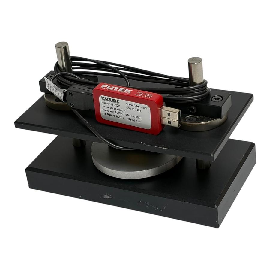 Used New FUTEK LSB200 50 lb S-Beam Load Cell USB220 Digital Conditioner Kit
