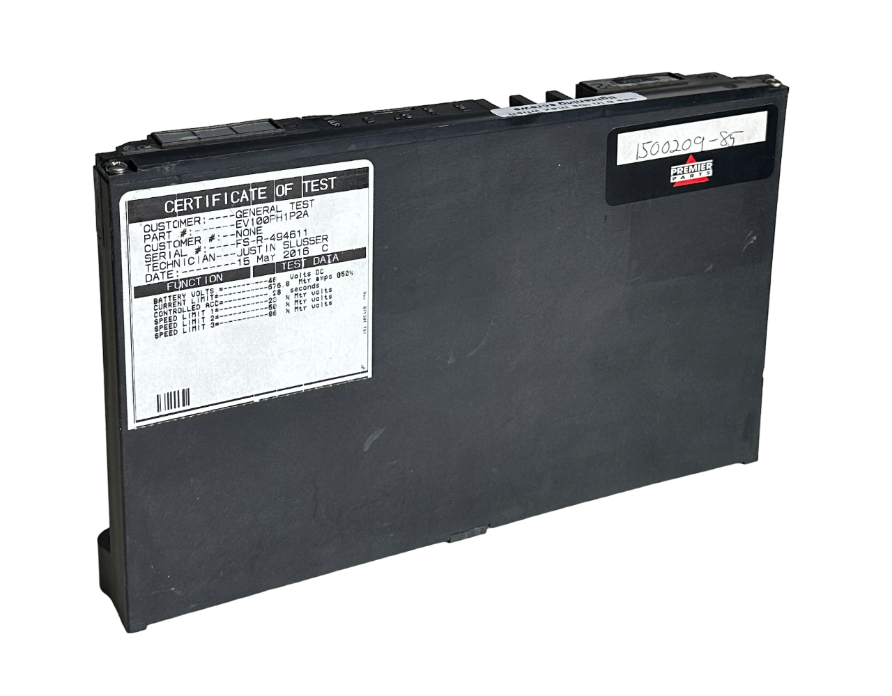 Used REPAIRED GE EV100PH1P2A / 1500209-85 P2 VEHICLE CONTROL CARD IC3645EV 2016 TEST