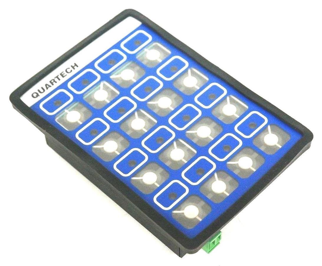 Used NIB QUARTECH 8652 PLC PROGRAMMING INTERFACE 16-KEY 5VDC