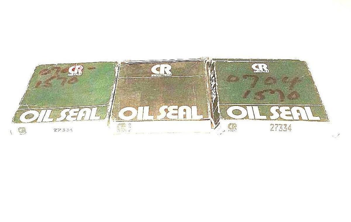 Used LOT OF 3 NEW CHICAGO RAWHIDE 27334 OIL SEALS CR-27334-USA