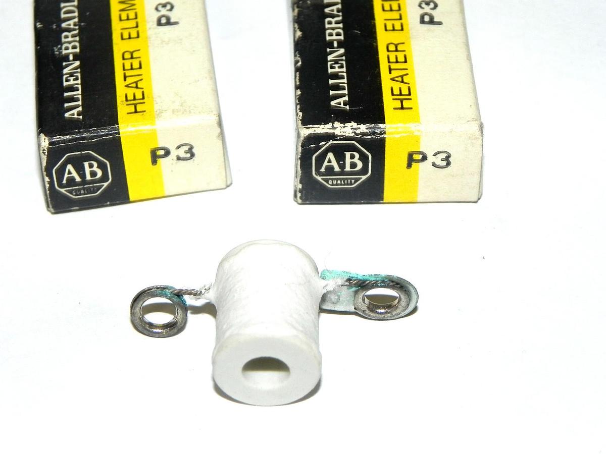 Used LOT OF 2 NIB ALLEN BRADLEY P3 HEATER ELEMENTS
