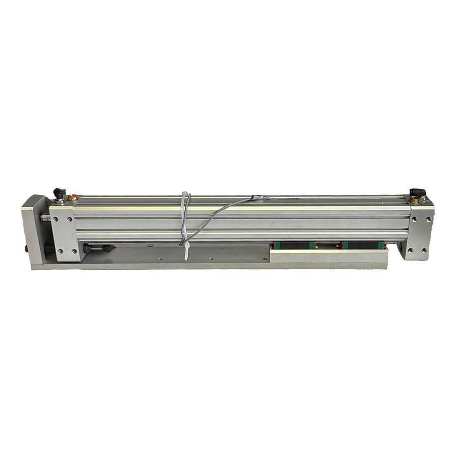 Used NEW PHD INC 163K515 LINEAR SLIDE RAIL CYLINDER W/ 6724-1 SENSORS