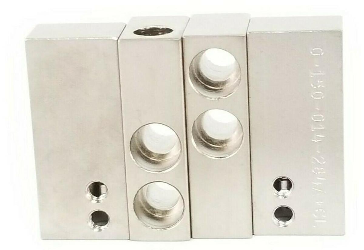 Used LOT OF 4 NEW KHS 0150014284 INLET CONV. OUTER NOSE ROLLER MOUNTS