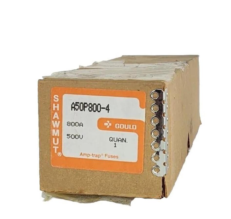 Used NIB GOULD MERSEN SHAWMUT A50P800-4 FUSE A50P8004, 800A, 500V