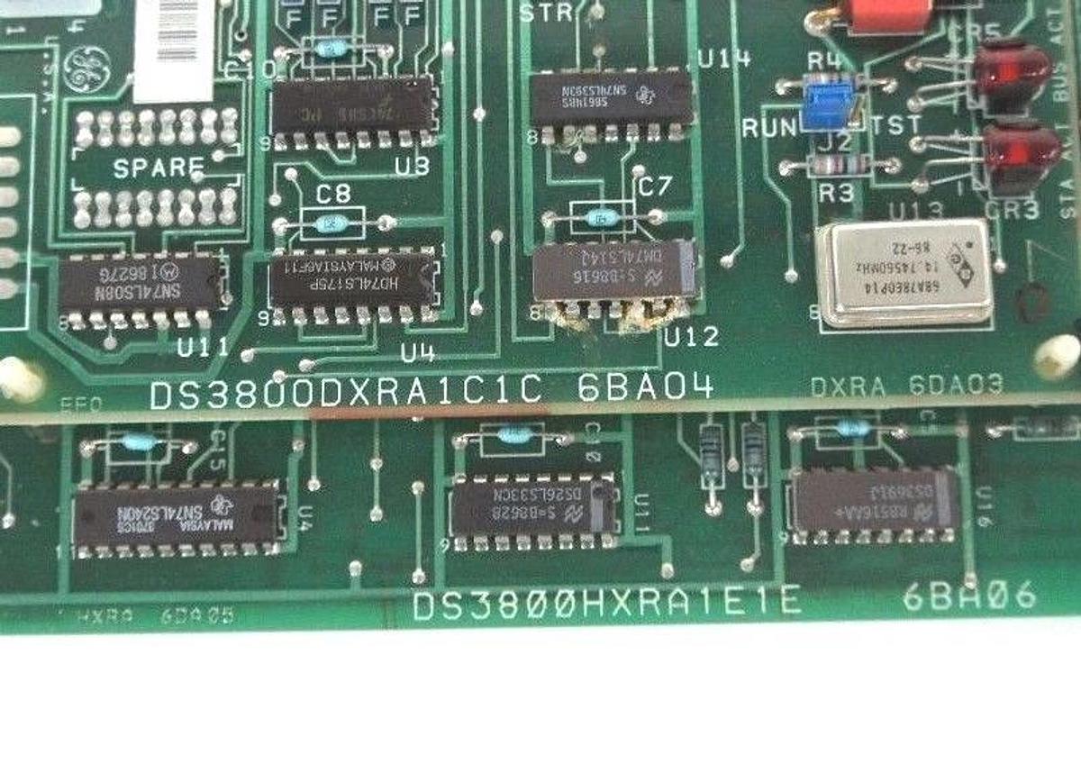 Used GENERAL ELECTRIC DS3800HXRA1E1E 6BA06 BOARD W/ DS3800DXRA1C1C 6BA04