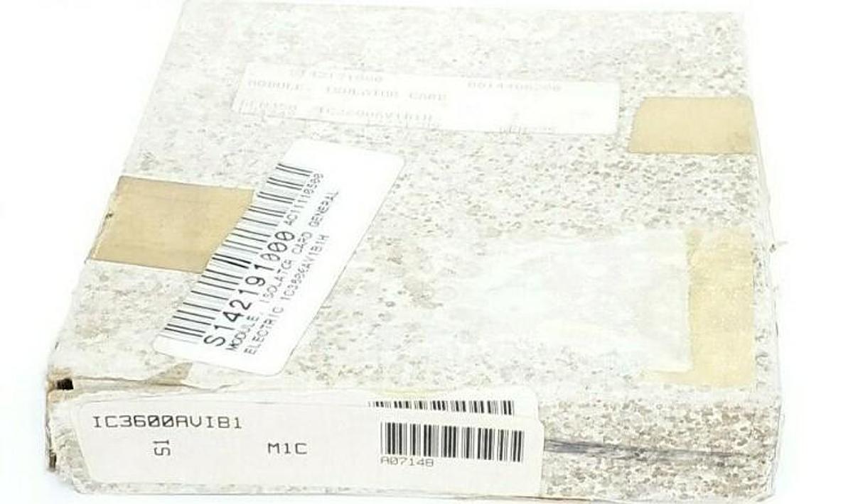 Used NEW GE FANUC IC3600AVIB1M1C ISOLATOR CARD MODULE