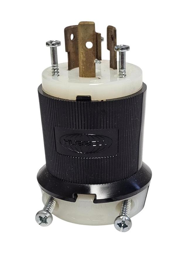 NIB HUBBELL HBL2341 TWIST LOCK PLUG 20A 480V 2-POLE 3-WIRE