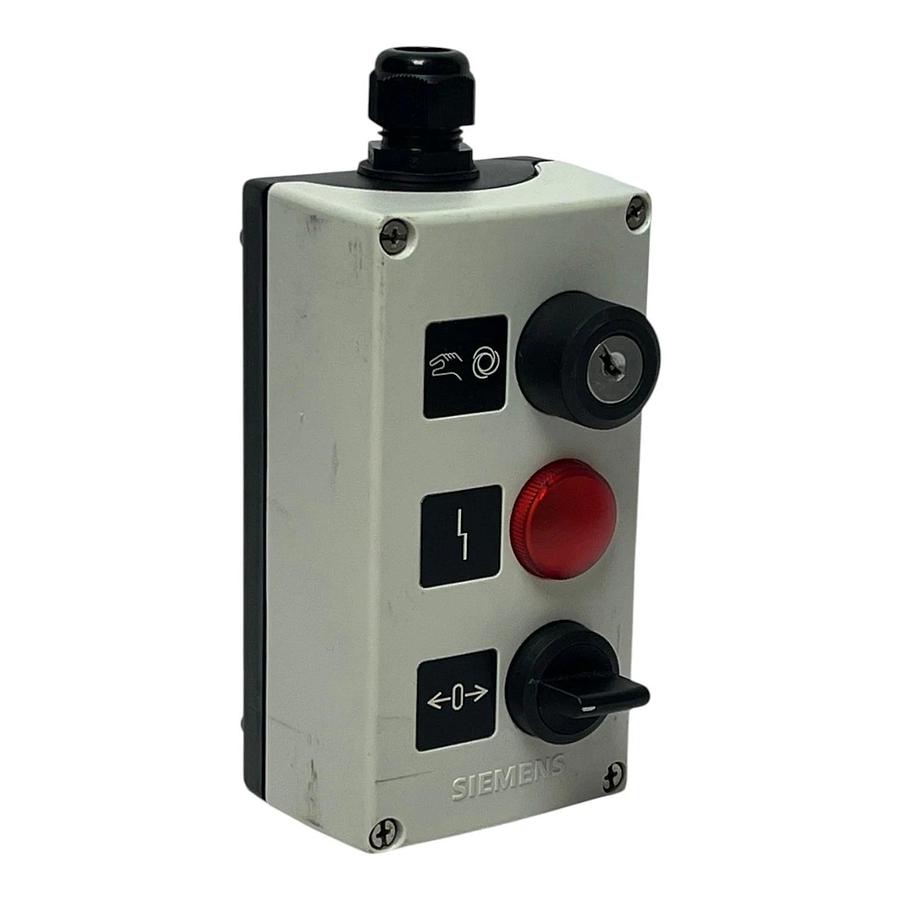 Siemens SIRIUS 3SF5813-0AZ AS-Interface 3-Button Control Station Enclosure AS-i