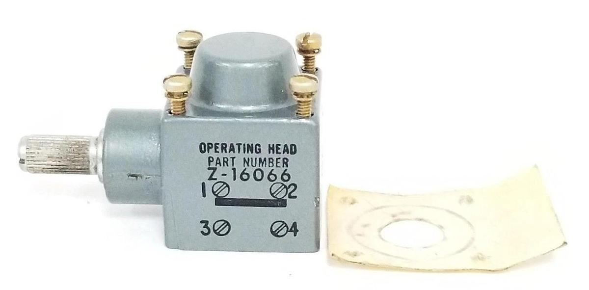 Used ALLEN BRADLEY Z-16066 OPERATING HEAD Z16066