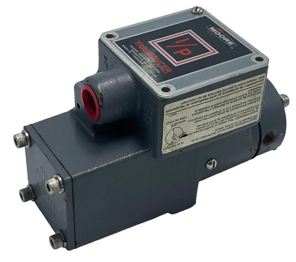Used MOORE 771-16SNF2 | 77116SNF2 I/P Transducer 4-20mA Input 3-15 PSI Output XLNT