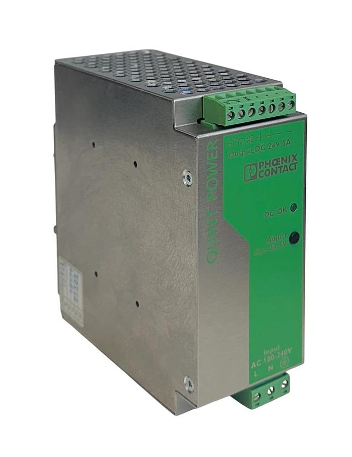PHOENIX CONTACT QUINT-PS-100-240AC/24DC/5 / 2938581 POWER SUPPLY 24VDC OUT NSMP
