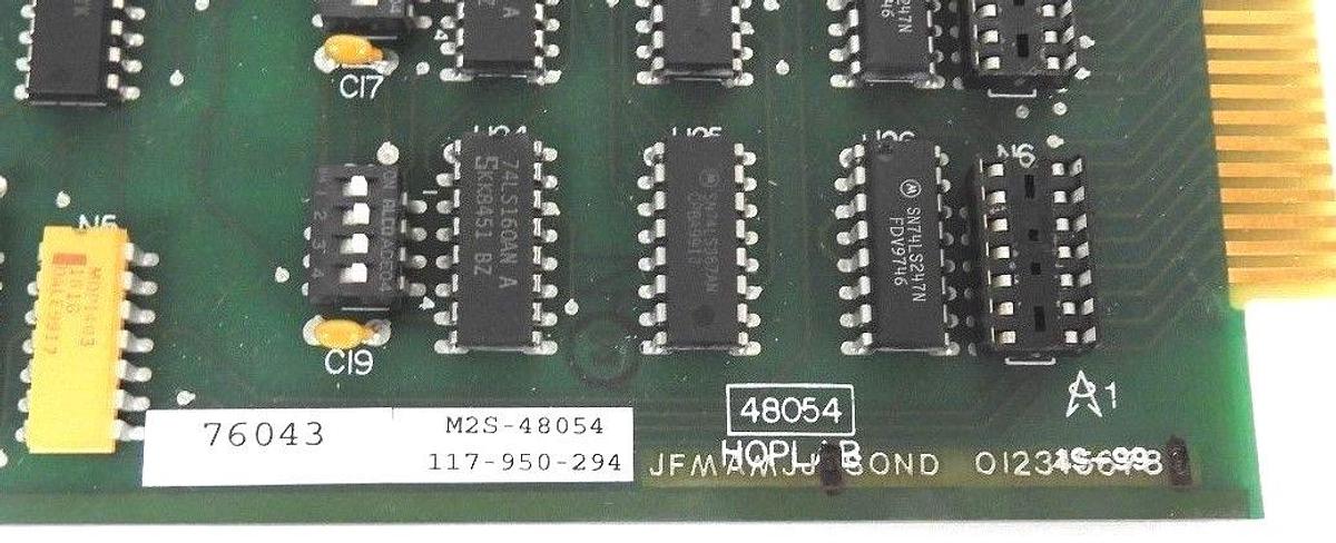 Used HOPLAB MS2-48054 CIRCUIT BOARD 48054, 117-950-294, 76043