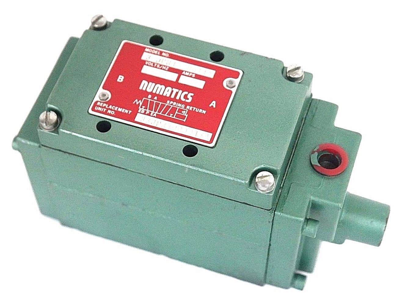 Used NEW NUMATICS 3JPR40014A SOLENOID VALVE REPLACEMENT UNIT NO. 33JPR4000014A