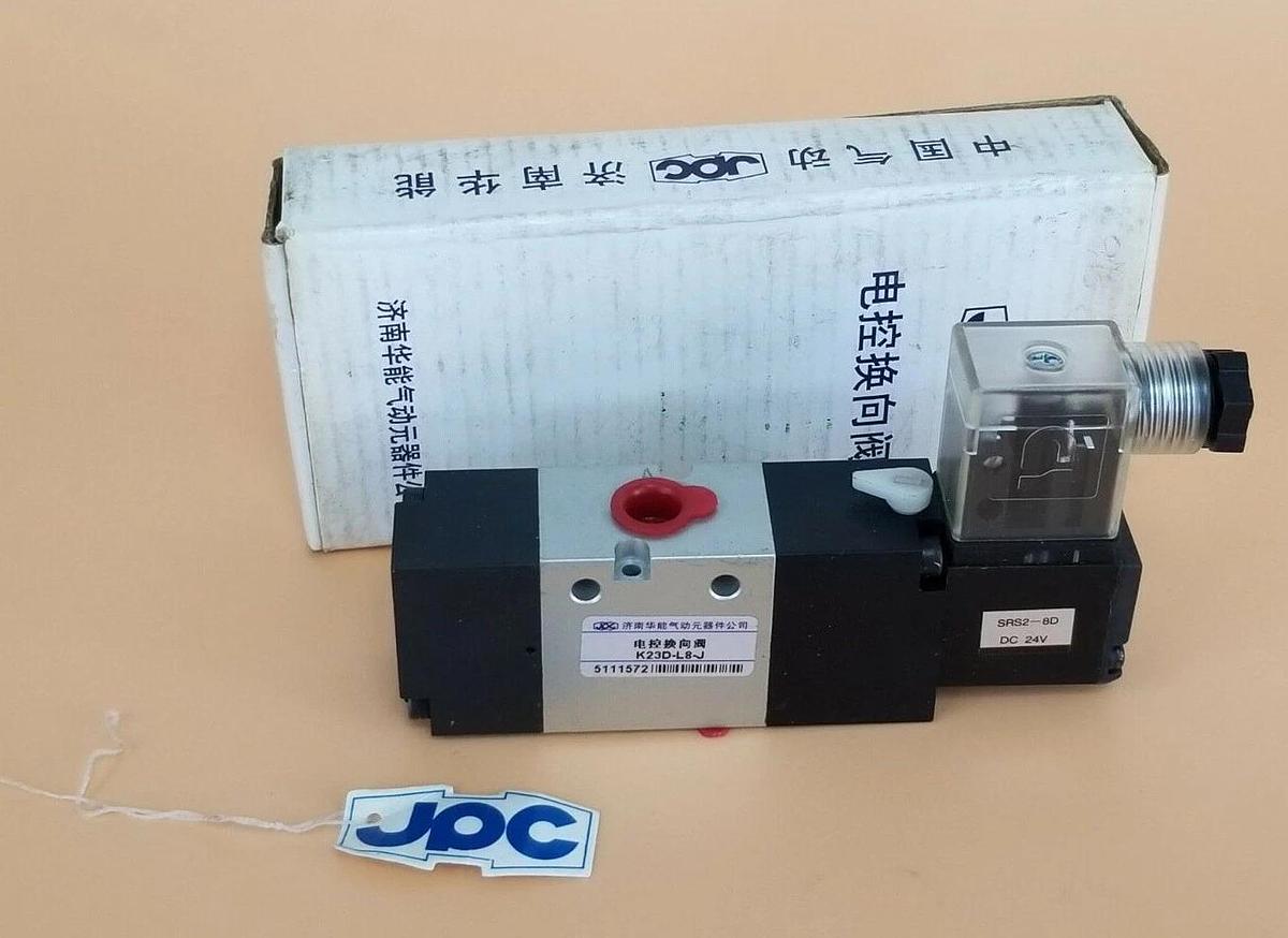 Used NIB JPC 948-5621-30-00 PRESSURE SWITCH VALVE K23D-L8-J W/ SRS2-8D SOLENOID 24VDC