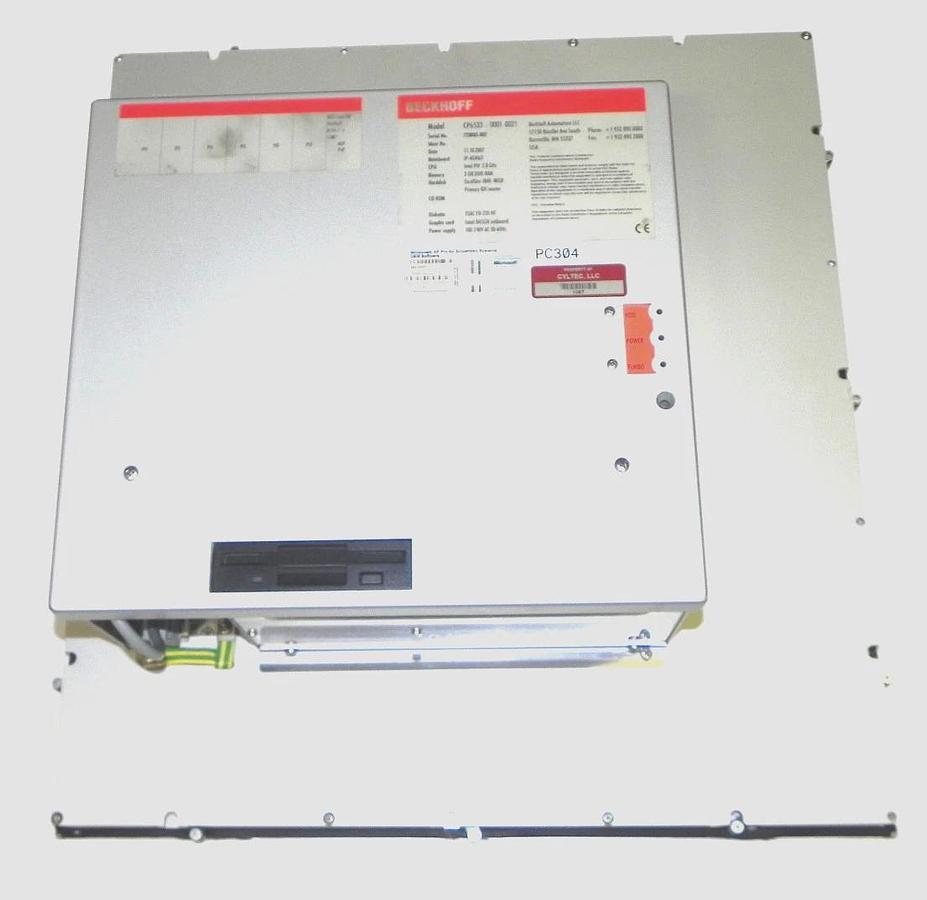 Used BECKHOFF CP6533 19-INCH DISPLAY 1280 X 1024, CP6533-00010021 TOUCH SCREEN