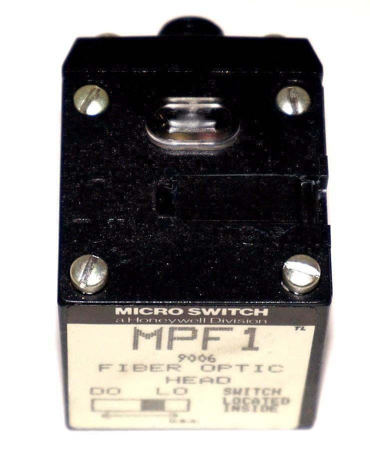 Used NIB MICROSWTICH MPF-1 FIBER OPTIC HEAD MPF1
