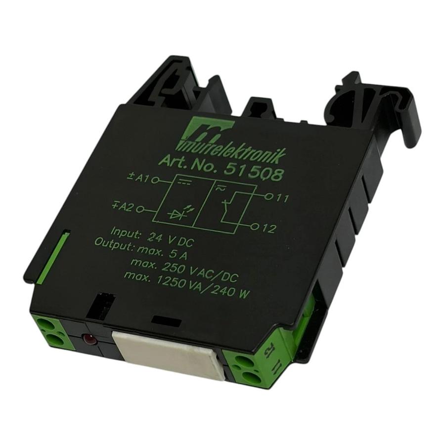 Murrelektronik 51508 RMMR 11/24 VAC/DC Slim Interface Output Relay Module