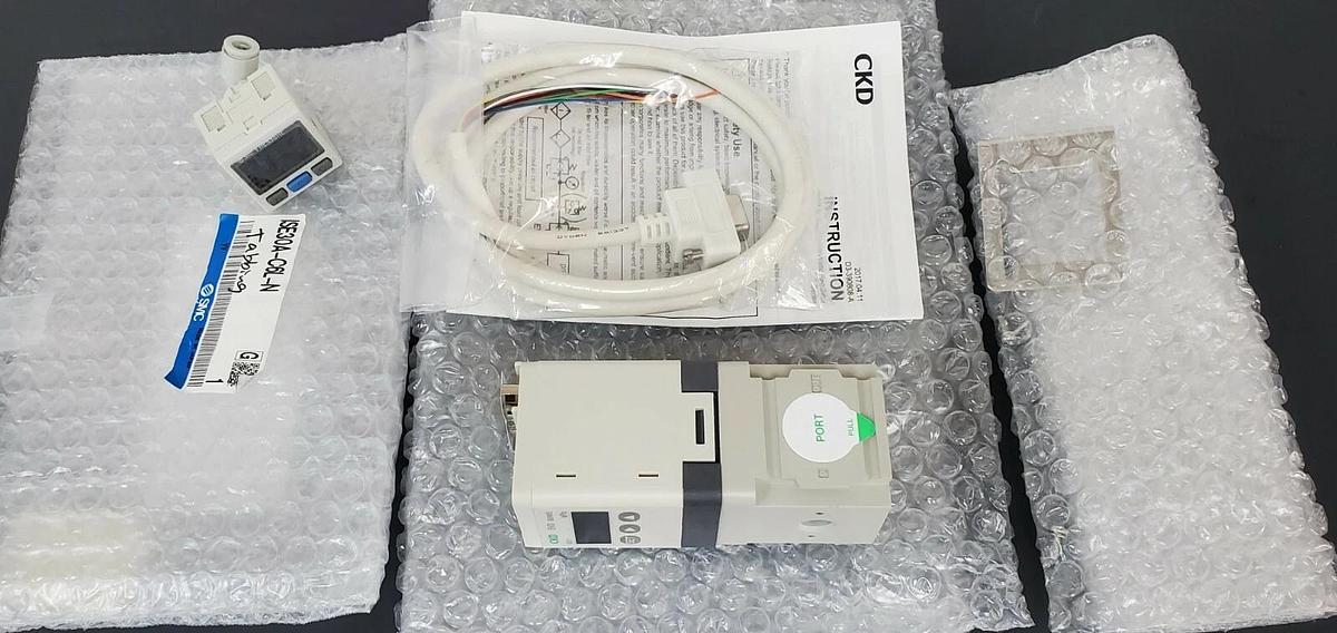 Used NIB CKD EVD-1500-208SN-C1L1-3 DIGITAL ELECTRO PNEUMATIC REGULATOR ISE30A-C6L-N