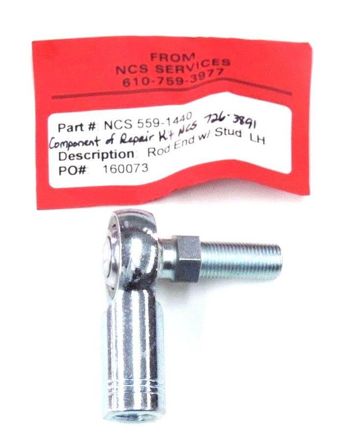 Used NEW NCS SERVICES NCS 559-1440 ROD END W/ STUD LH, NCS5591440