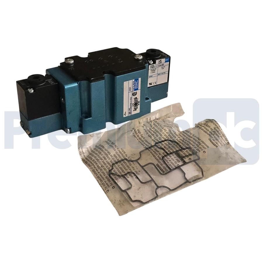 MAC Valves 6331D-000-PM-111DA Solenoid Valve w/ PME-111DABE Pilot 120VAC 150PSI