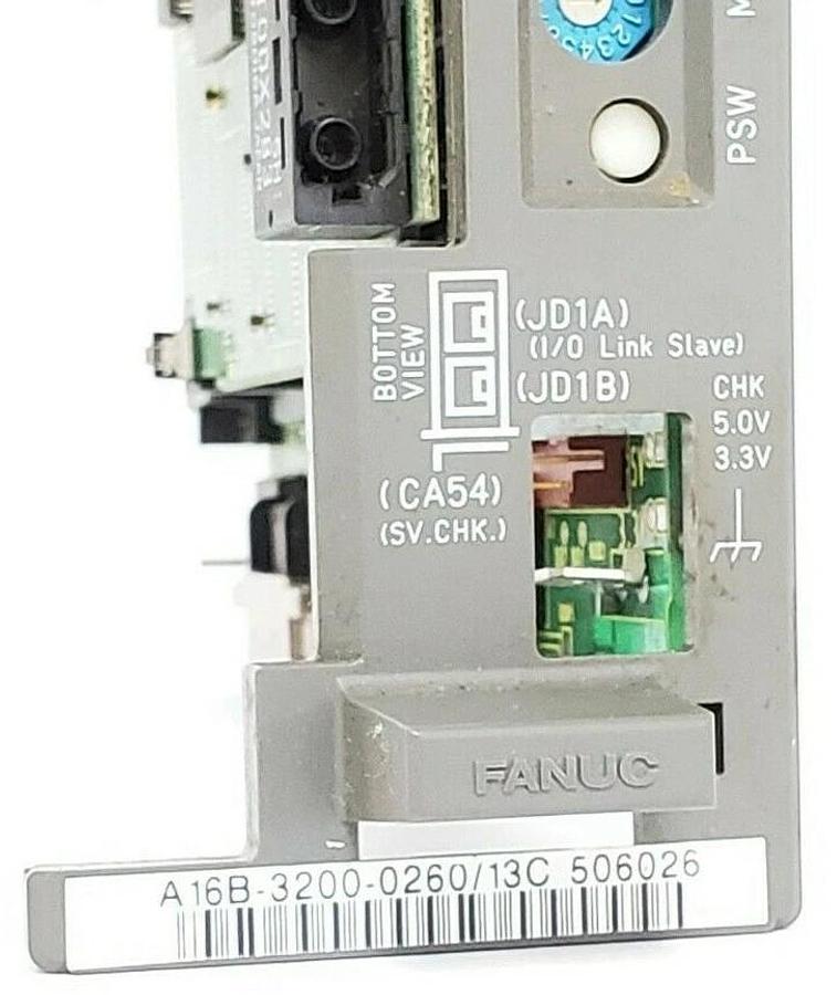 Used FANUC A16B-3200-0260/13C CPU MODULE A16B-3200-0260, A20B-3300-0393/02A
