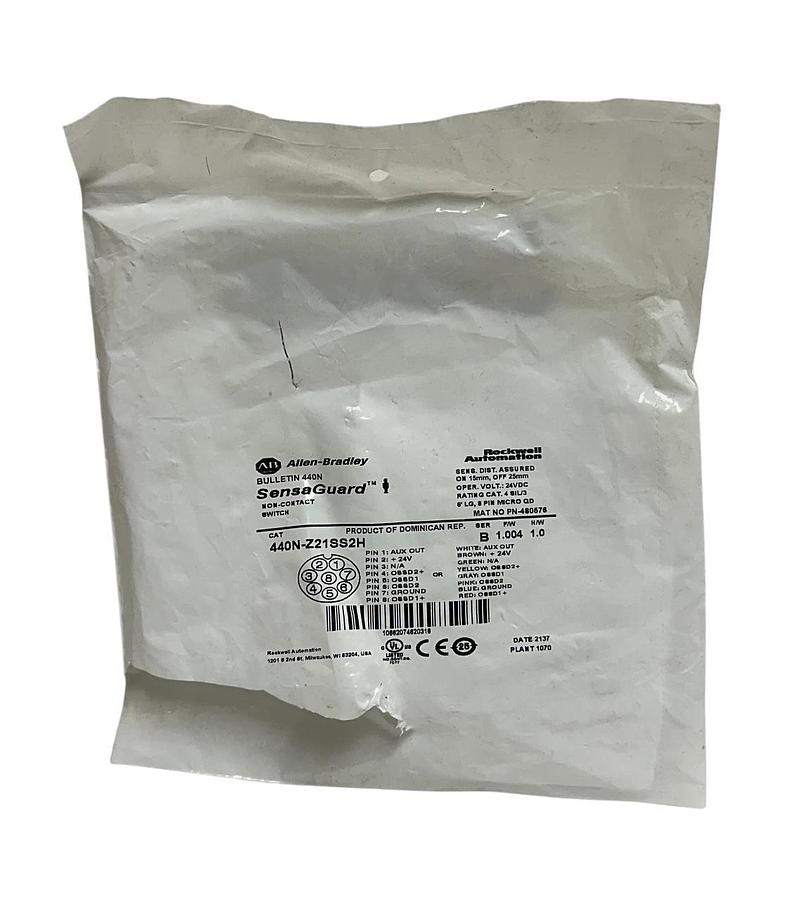 ALLEN BRADLEY 440N-Z21SS2H /B SensaGuard NON-CONTACT SWITCH 440NZ21SS2H NSMP *