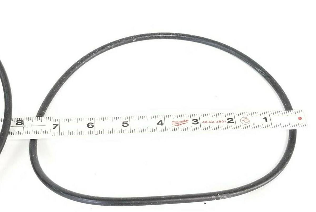 Used LOT OF 4 NEW METRIC BUNA G-180 O-RINGS, 0672-THMF, 179.3 X 5.7 MM