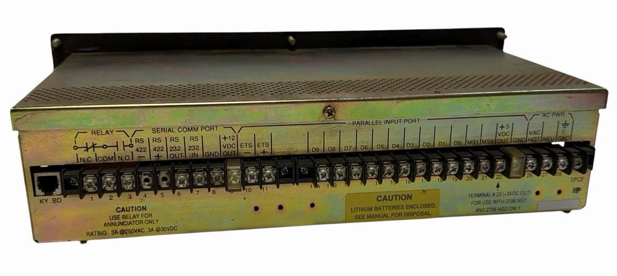 Used Allen Bradley 2706-B23J8 /G DataLiner Message Display 2-Line 120VAC USED