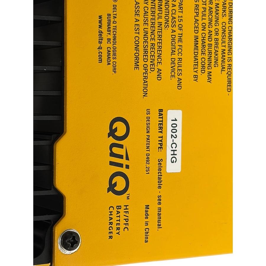 Used Delta-Q QuiQ 912-4854 Battery Charger 48V 18A Curtis 1621CS-4811 Industrial