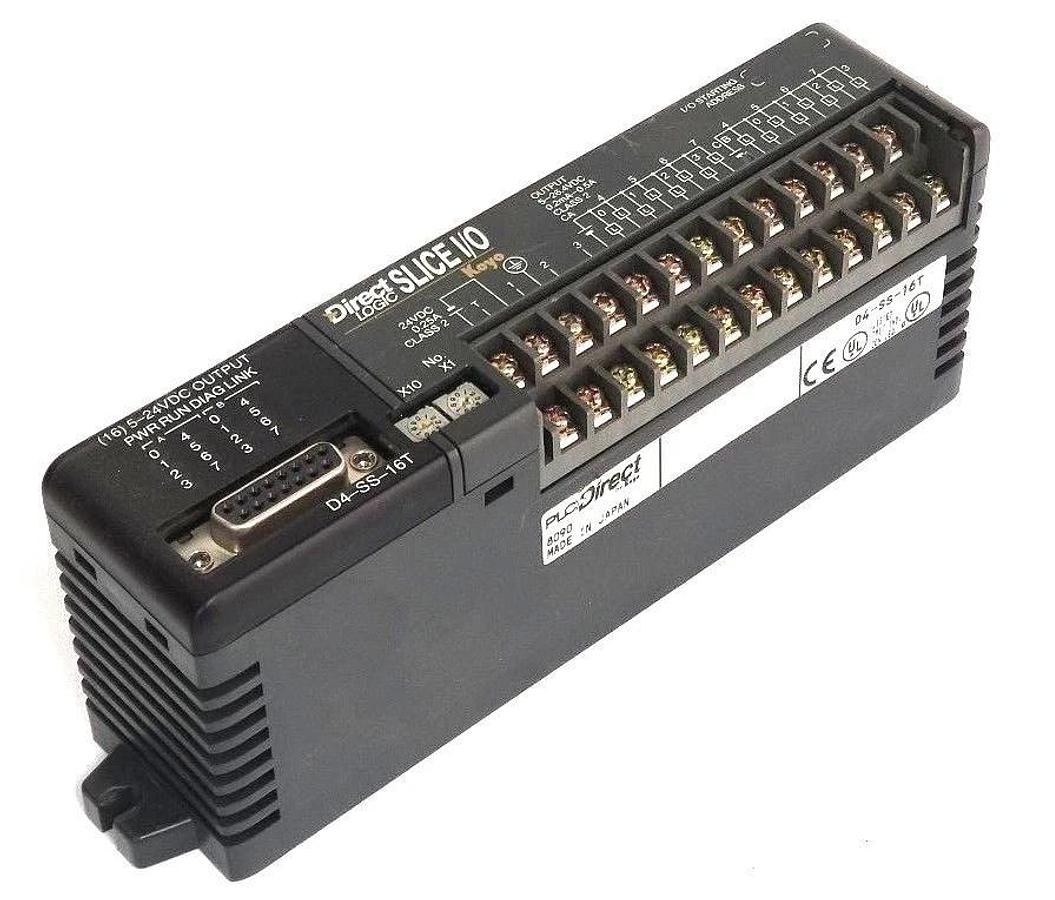 Used DIRECT LOGIC D4-SS-16T SLICE I/O OUTPUT MODULE D4SS16T