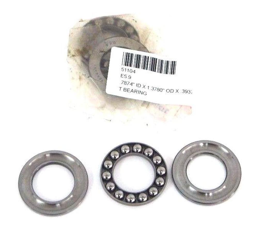 Used LOT OF 2 NIB FAG 51104 TRUST BEARINGS .7874'' ID X 1.3780'' OD X .3937'' W