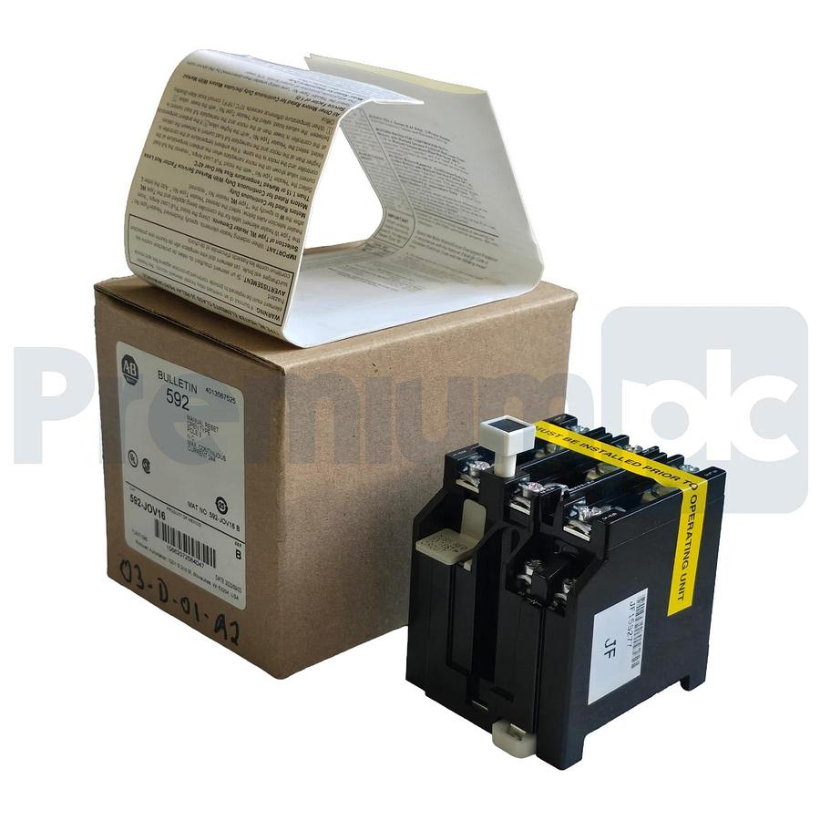 Allen-Bradley 592-JOV16 /B Overload Relay 3-Pole 24A 1 N.C. Manual Reset NSMP
