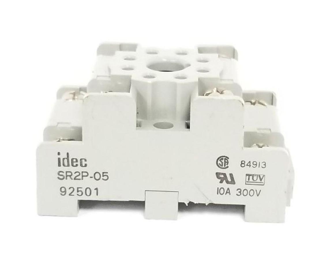 Used IDEC SR2P-05 RELAY SOCKET 10A 300V 84913 92501 SR2P05