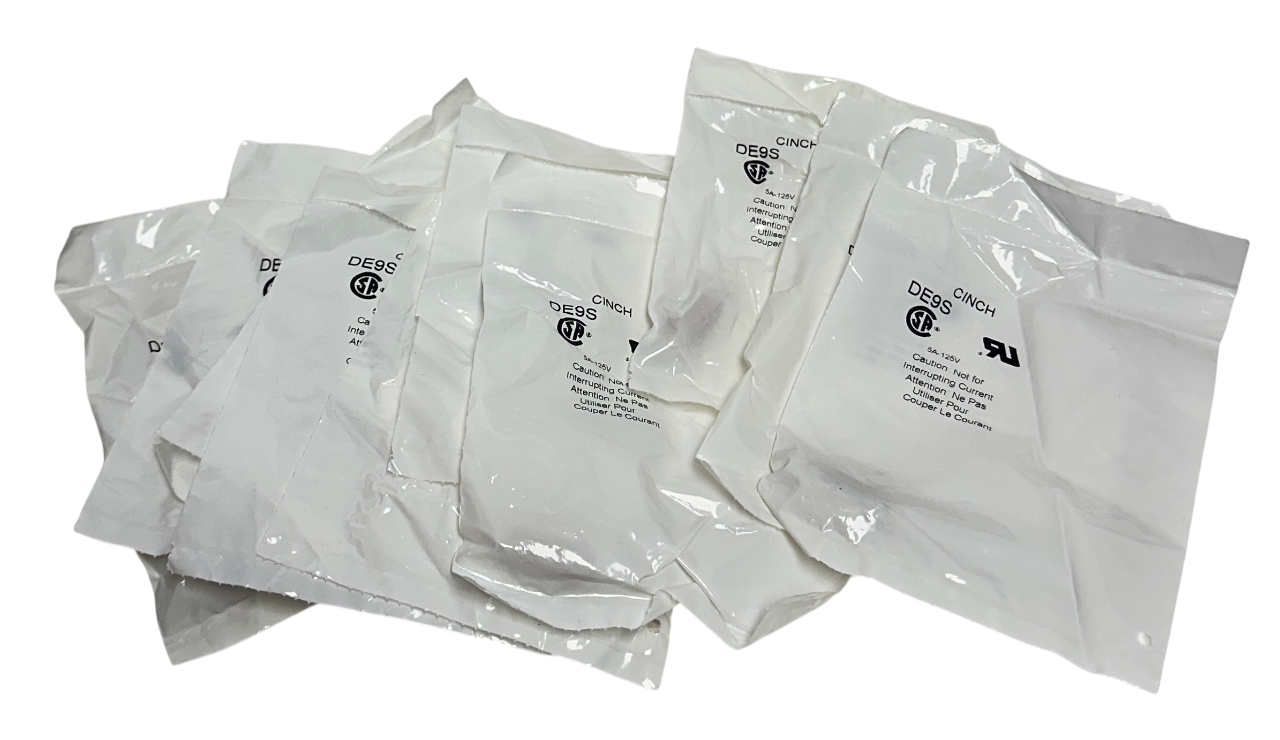 11 CINCH DE9S OEM COMMERCIAL D-SUBMINIATURE CONNECTORS 5A-125V SOCKET NSFS