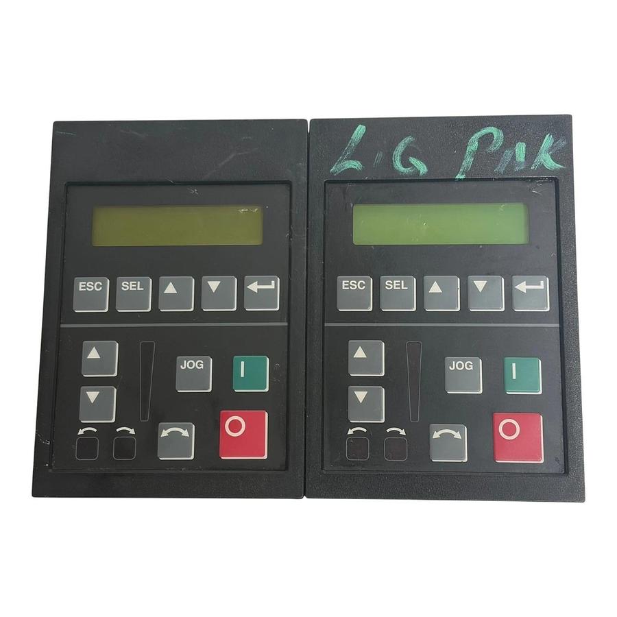 Used Allen-Bradley 1201-HA2 1336 Plus II Drive HIM Programmer Module - Lot of 2