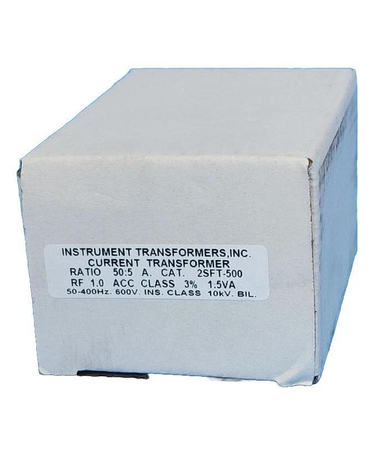 Used NIB INTRUMENT TRANFORMERS, INC. 2SFT-500 CURRENT TRANSFORMER