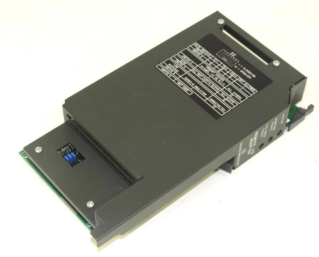 Used ALLEN BRADLEY 1771-ASB/D REMOTE I/O ADAPTER MODULE 1771ASB SER. D