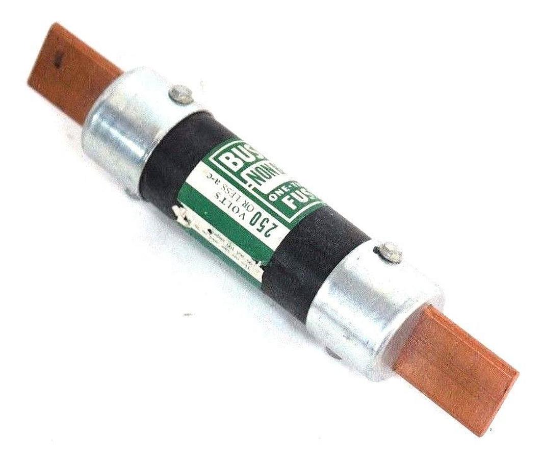Used NEW BUSSMANN BUSS NON80 ONE TIME FUSE 250VOLTS NON-80 - LOT OF 8