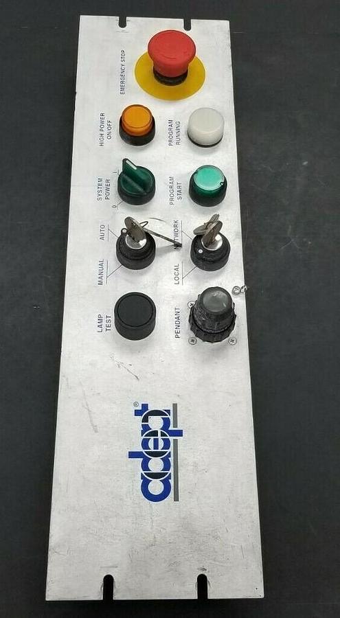 Used ADEPT TECHNOLOGY, INC VFP CATEGORY 1 CONTROL PANEL P/N: 30332-00385