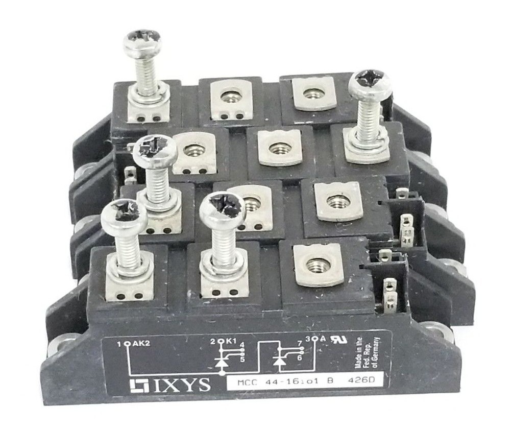 Used LOT OF 4 IXYS MCC 44-16IO1 B SCR THYRISTOR MODULES MCC4416IO1B 426D