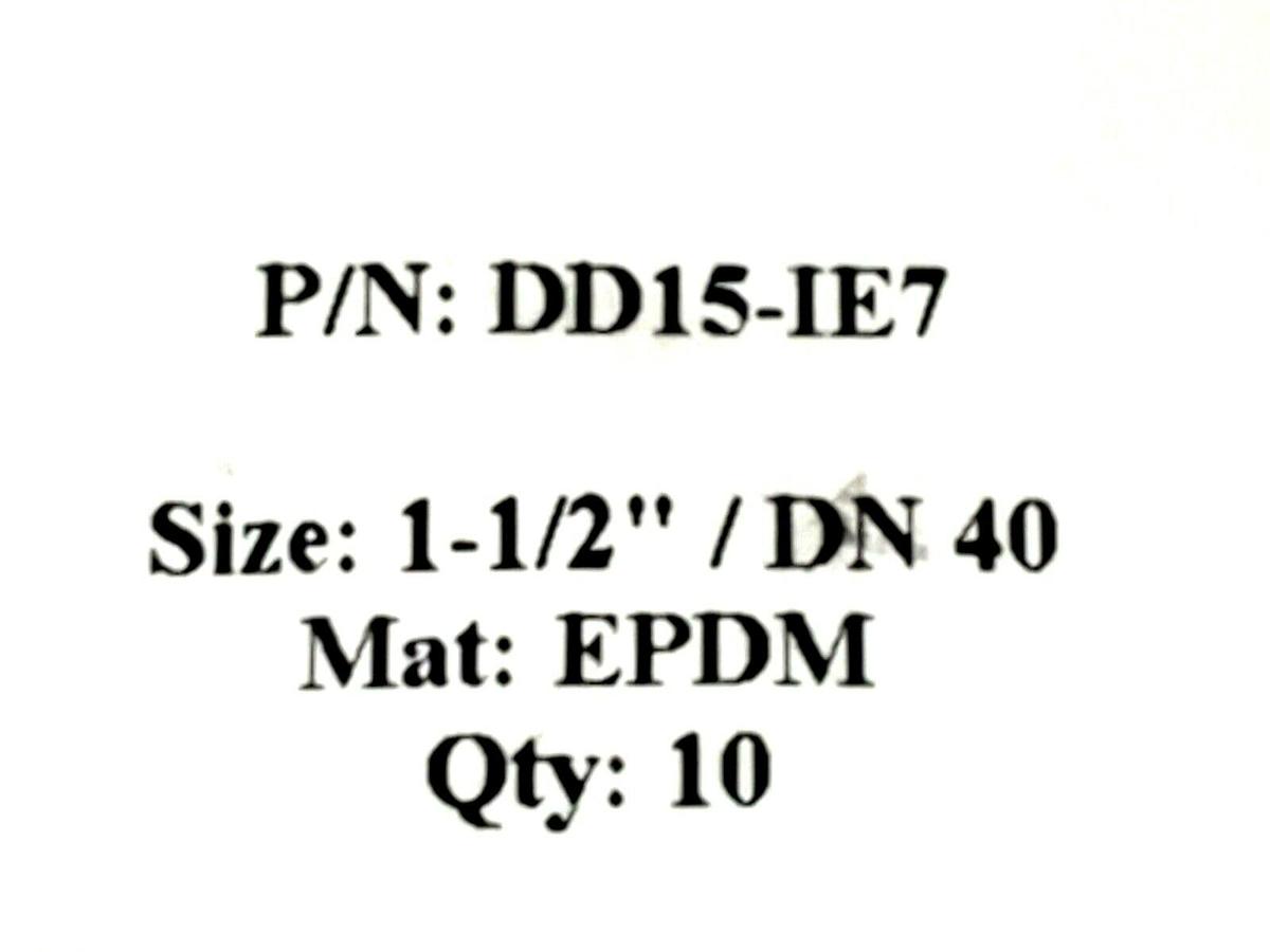Used LOT OF 6 NEW DIAPHRAGM DIRECT DD15-IE7 DIAPHRAGM SIZE: 1-1/2'' DN 40 MAT: EPDM