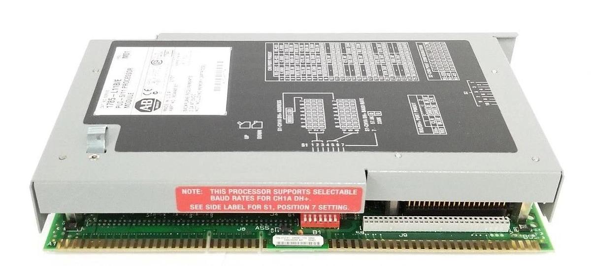 Used ALLEN BRADLEY 1785-L11B/E PROCESSOR MODULE REV. M01 F/W REV. E.2