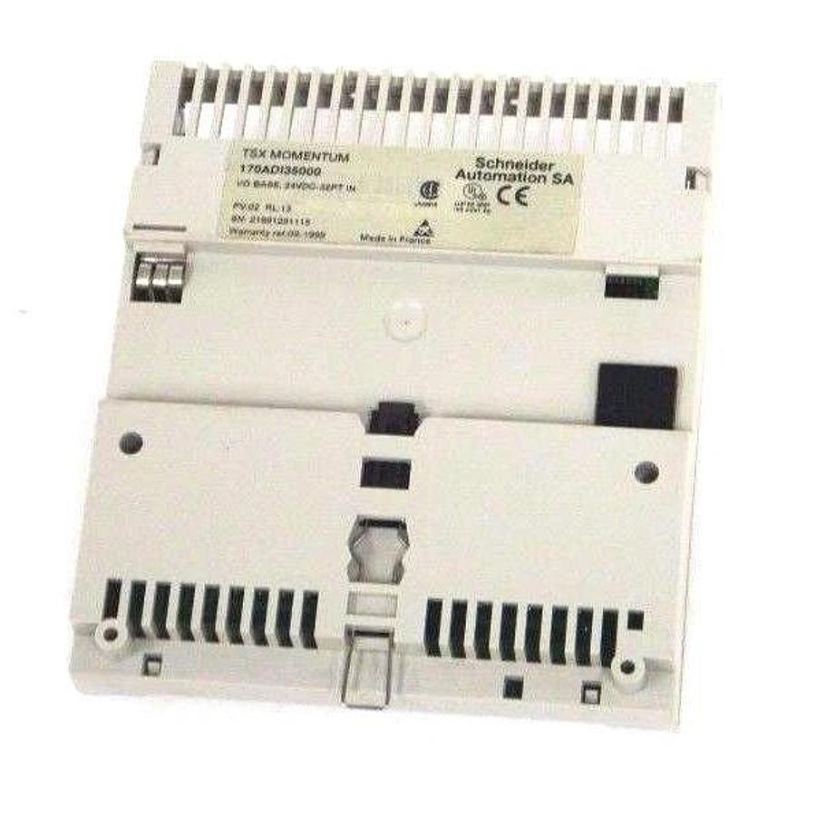 Used MODICON TSX MOMENTUM 170ADI35000 I/O BASE 24VDC-32OT IN, PV: 02, RL: 13