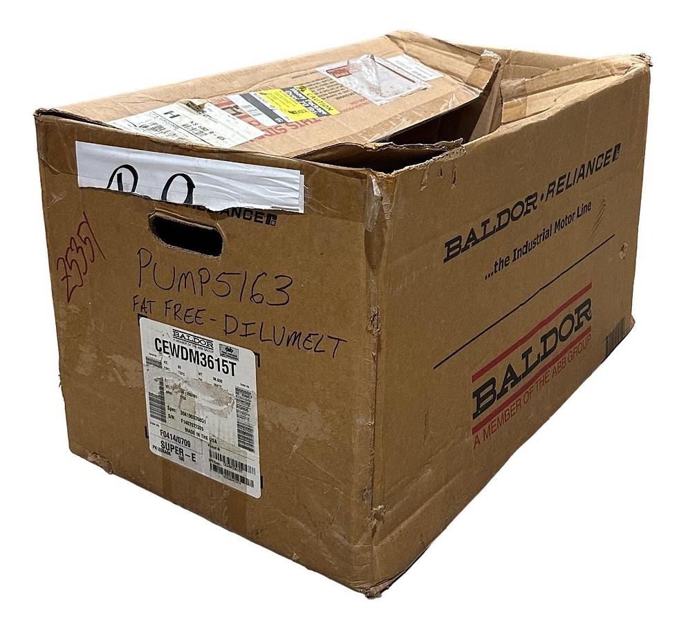 NEW BALDOR CEWDM3615T / 36K190S268G1 Super-E WASHDOWN DUTY MOTOR 5HP 60Hz NSMP 781568457474