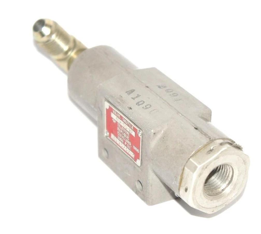 Used TELEDYNE REPUBLIC MS28767-6 SHUTTLE VALVE, MS287676