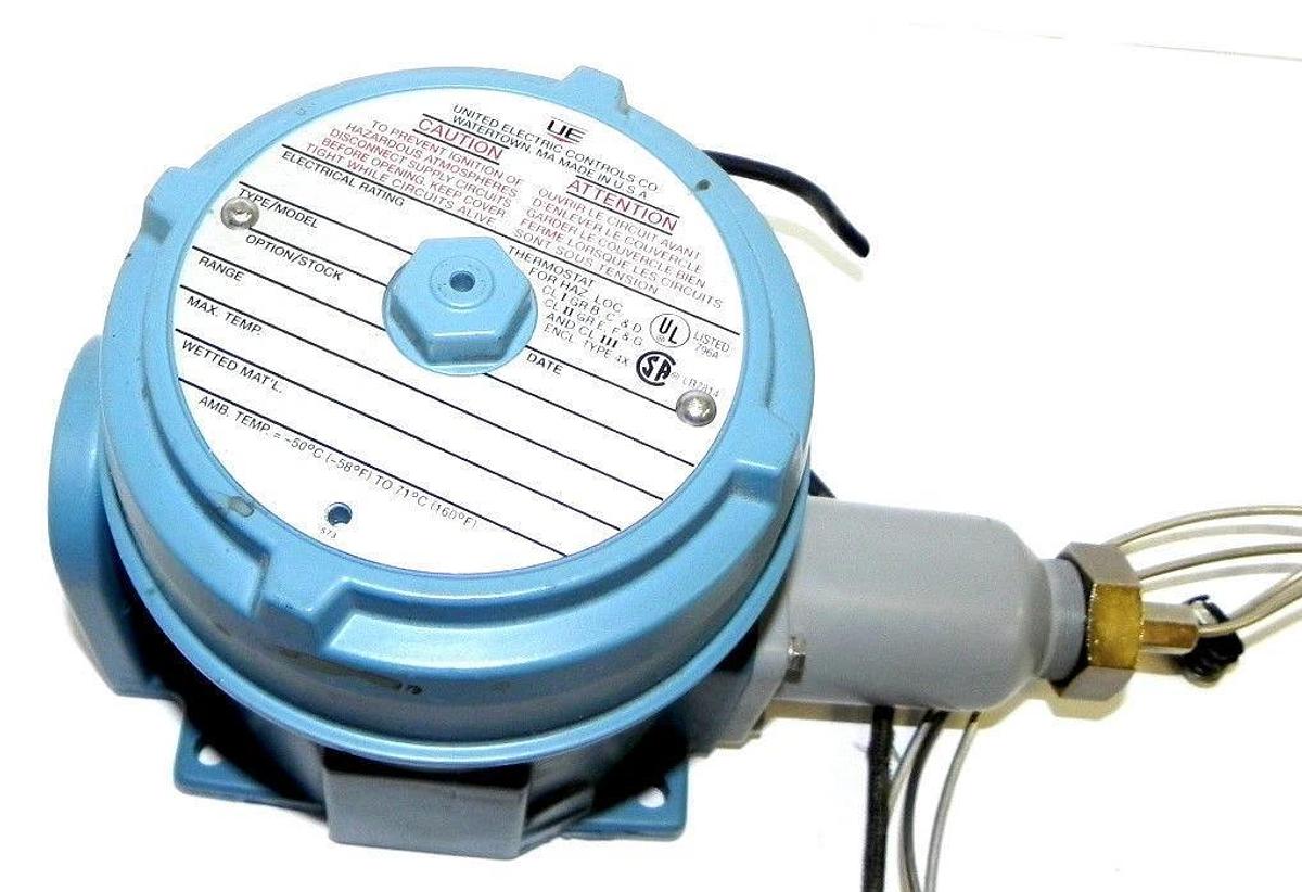 NEW UNITED ELECTRIC CONTROLS E121-3BS TEMPERATURE CONTROL E1213BS