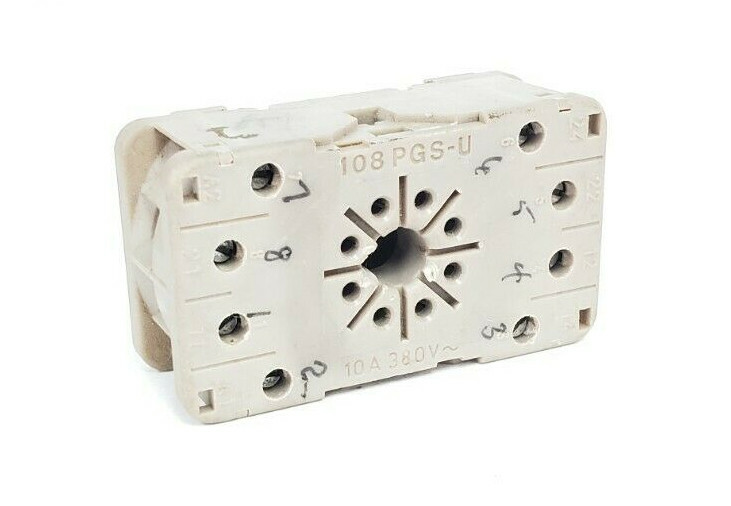 Used ALLEN BRADLEY 108PGS-U RELAY SOCKET 108PGSU, 10A 380V