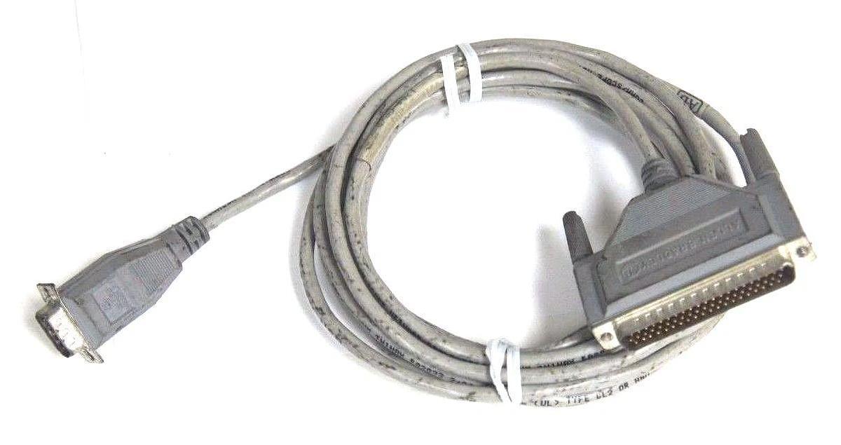 Used ALLEN BRADLEY 1784-CP/B PROGRAMMING CABLE 62PIN ADAPTER 3PIN