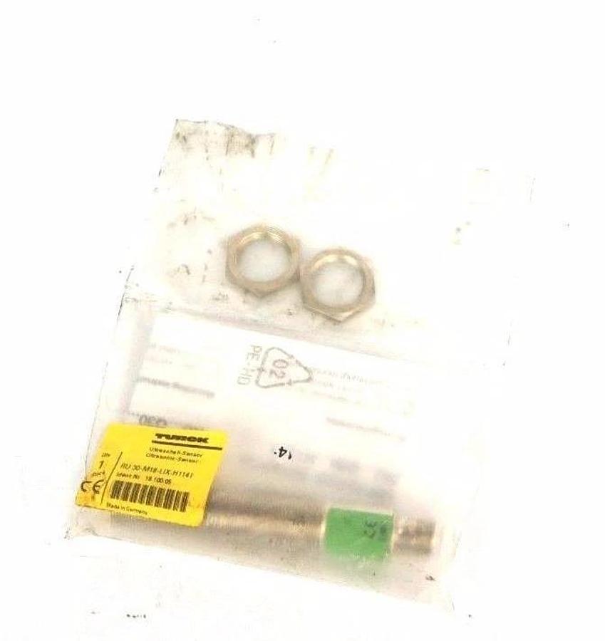 Used NEW TURCK RU30-M18-LIX-H1141 SENSOR ID NO. 1810005 RU30M18LIXH1141